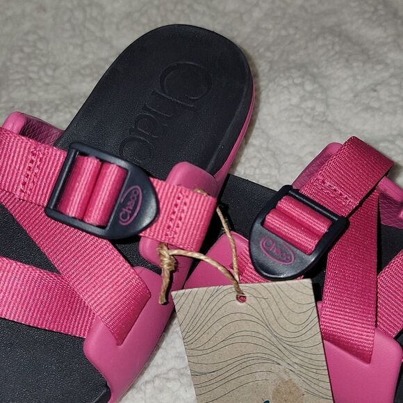 NWT Chaco K's Chillos Youth Active Magenta Adjustable Strap Sandals Size 2 - Picture 5 of 11